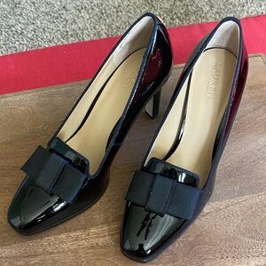 Black Patent Leather Heels